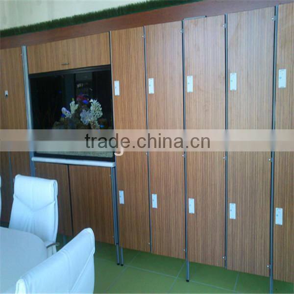 cheap wooden compact locker for fitness center