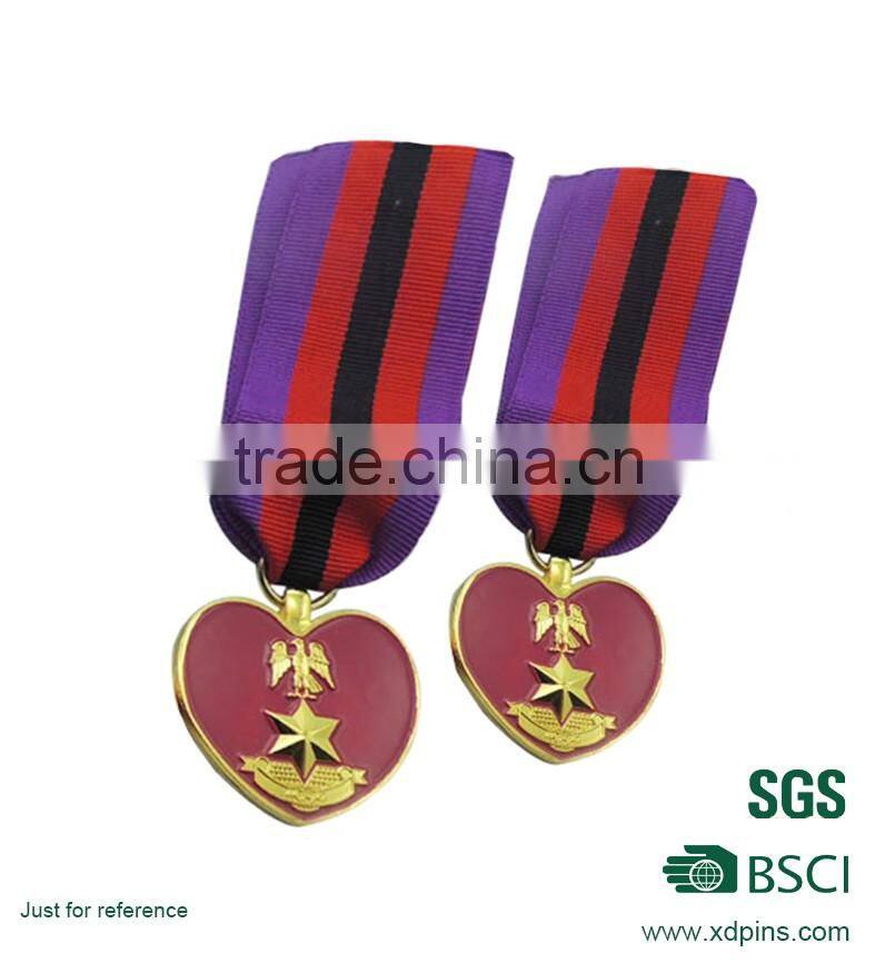 Gold plated souvenir metal cheap wholesale custom sport metal meda