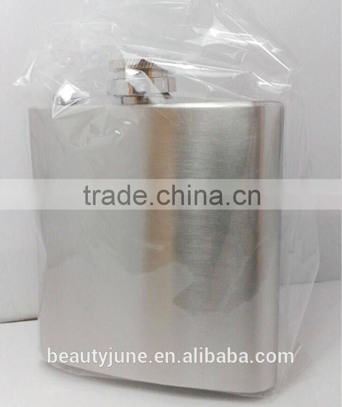 6oz hip flask 201 or 304 usa hot sale stainless steel hip flask wholesale wine bottles hip flasks 2015