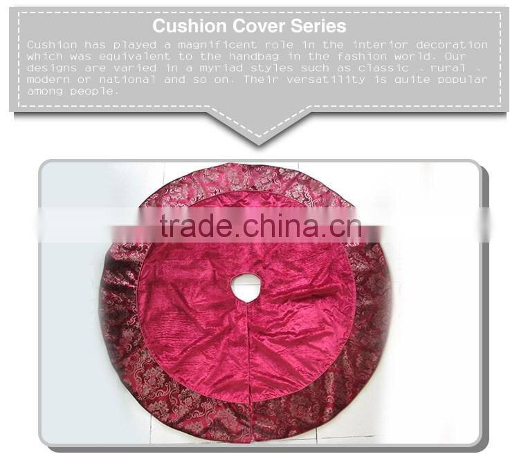 Best price knitting christmas star embroidered xmas tree skirt