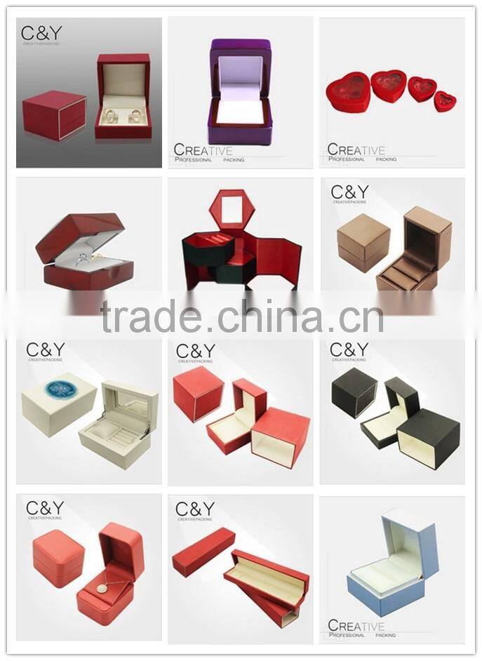 Dongguan packing paper & velvet Jewelry Case and Box set