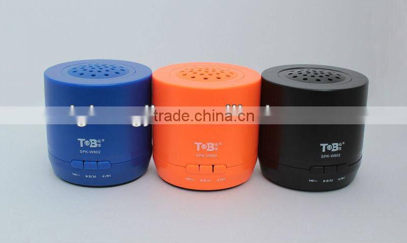 Hot new products for 2015 wireless microphone portable mini speaker with USB charge FM Radio memory card