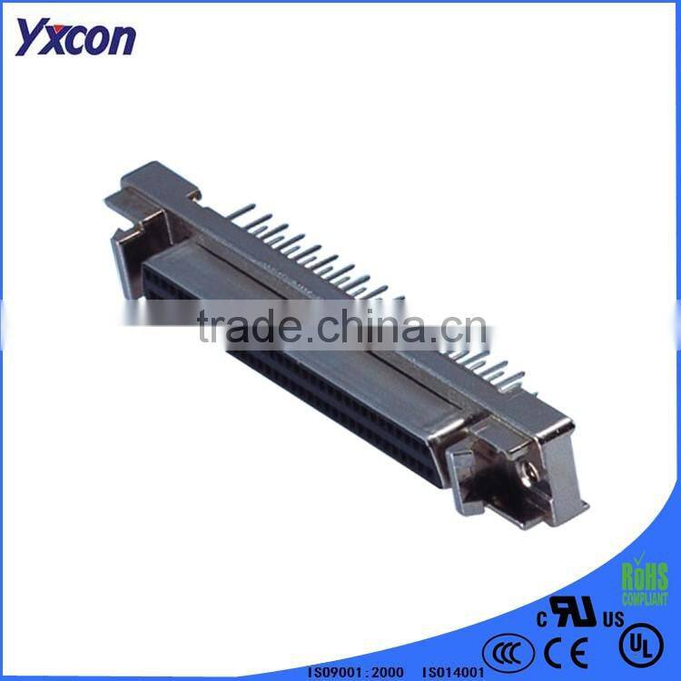 China supplier ROHS certificate right angle / bending SCSI connector
