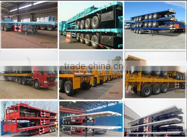 hot selling low price 40ft Flat Bed truck semi trailer