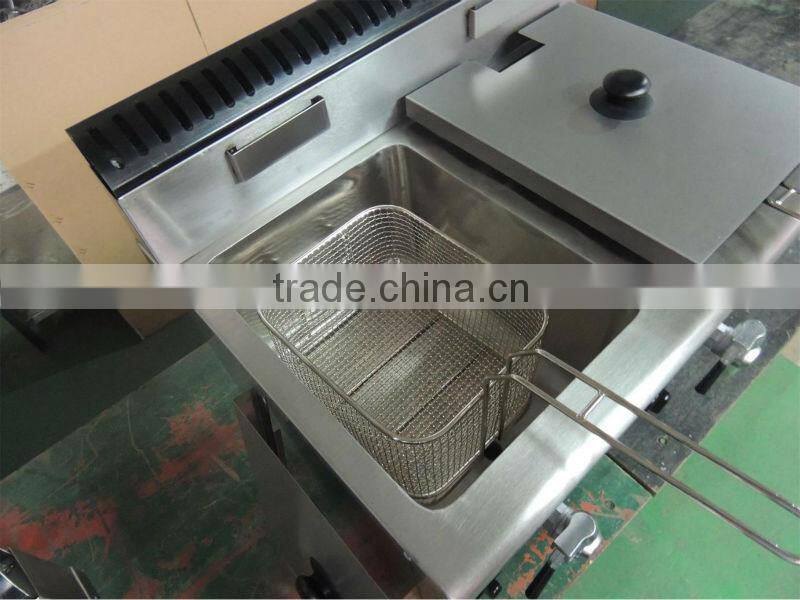 Commercial Restaurant Gas Deep Fryer/Gas Chips Machine BN-12LG-2
