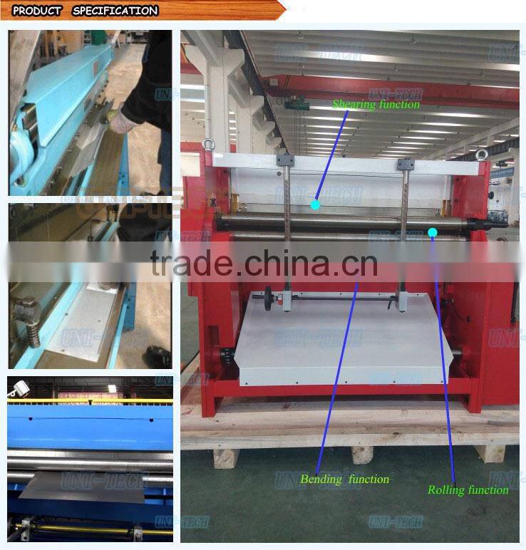 3 in 1 Combination Shear Brake and Roll