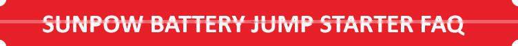 SUNPOW Model G06A 12000MAH Battery Jump Starter