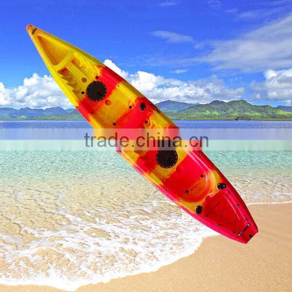 2016 new sea kayak with low price in china/sea kayak fishing/cheap plastic kayak