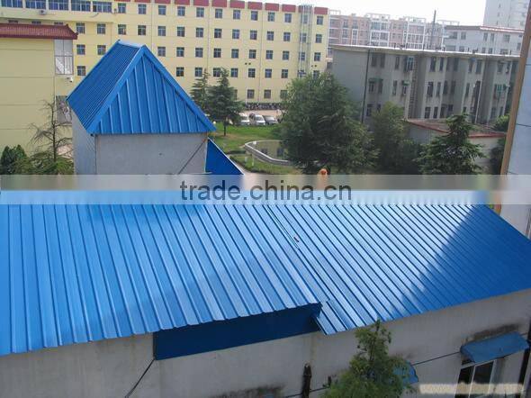 Prepainted Color Steel Corrugated Metal Roofing Sheet Roll Forming Machine Made in Hebei