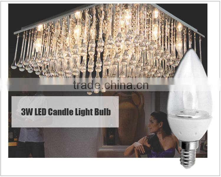 popular and cheap Silver/Gold smd 5630 e14 led candle bulb 5w
