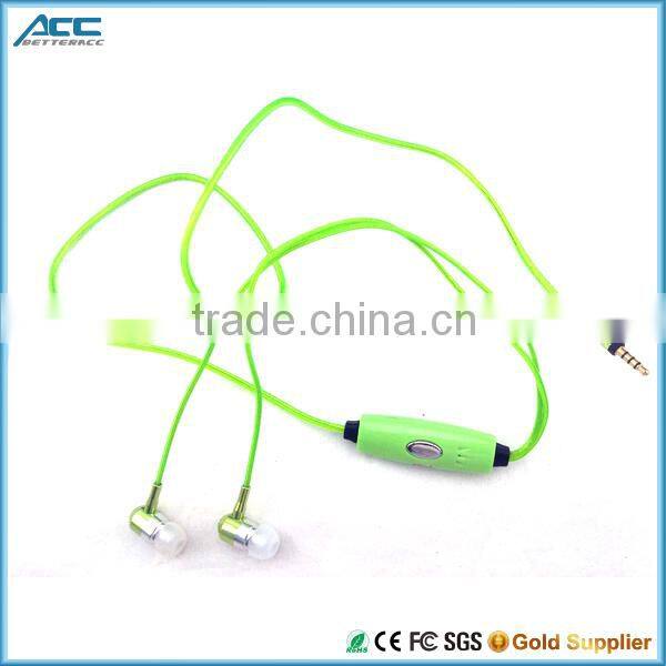 Classic EL Light Flowing Metal Stereo Earphone