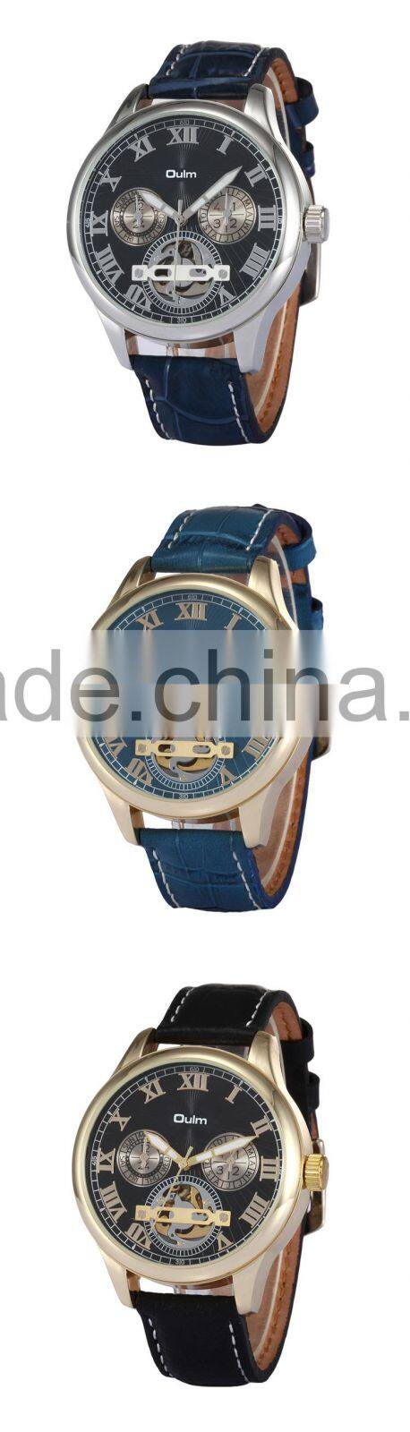 2015 new design watch, oulm couple watch, luxury automatic watch