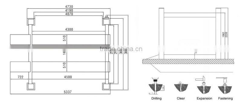 Alignment 4 post car lift original manufacturer CE certificate