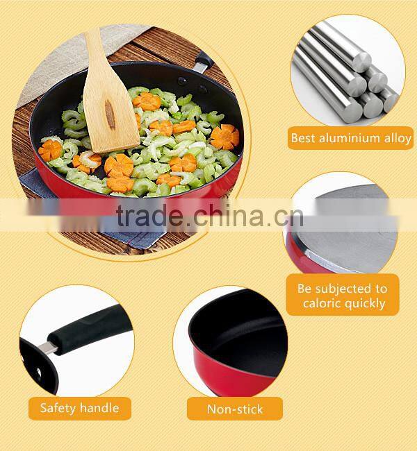 2016 high quality Nonstick fry pan&New Die-cast Aluminum induction cookware cooker