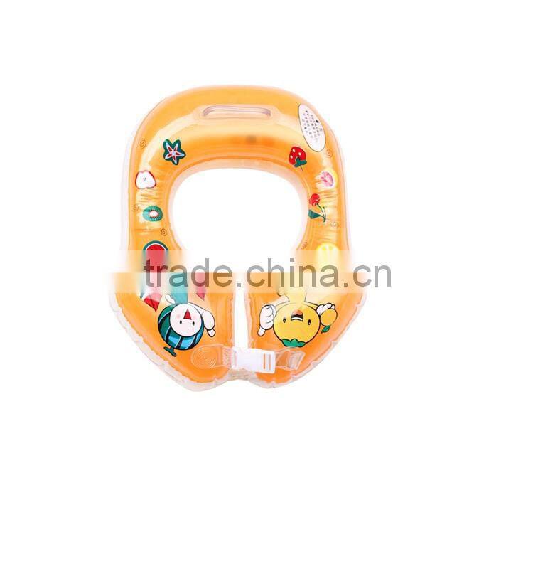 2016 inflatable baby float swim neck ring