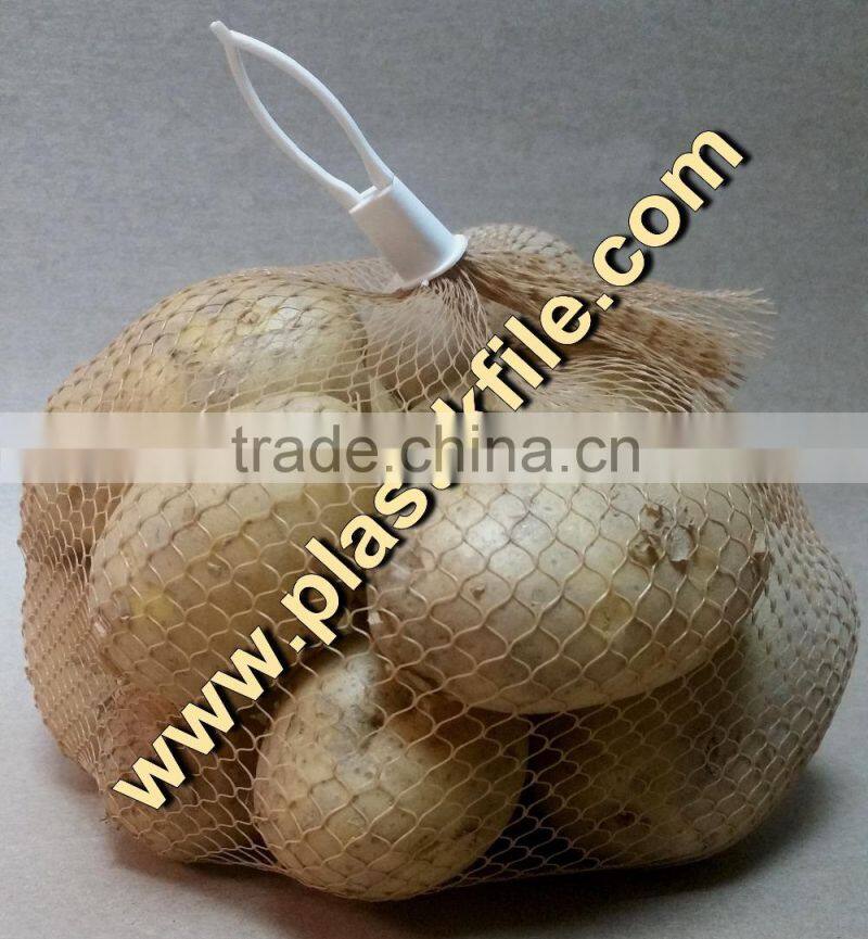 Fruits and vegetables plastic mesh net bag