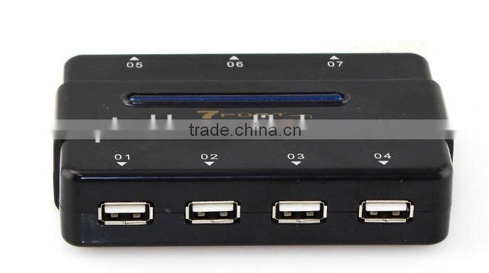 2014 new style 7 ports USB 2.0 HUB Dual Core High Speed
