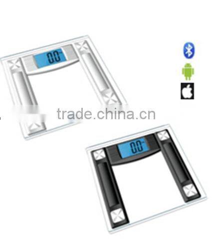 Bluetooth digital bathroom body weight scale with IBM