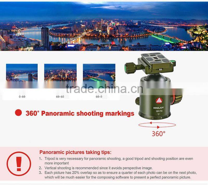 Kingjoy 2016 hot sell new products,carbon fiber monopod tripod for camera K2208+QH20