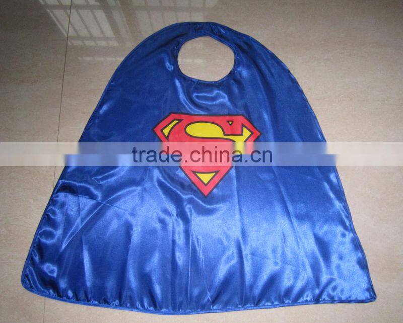 Halloween Party black Satin Cape Costumes for children