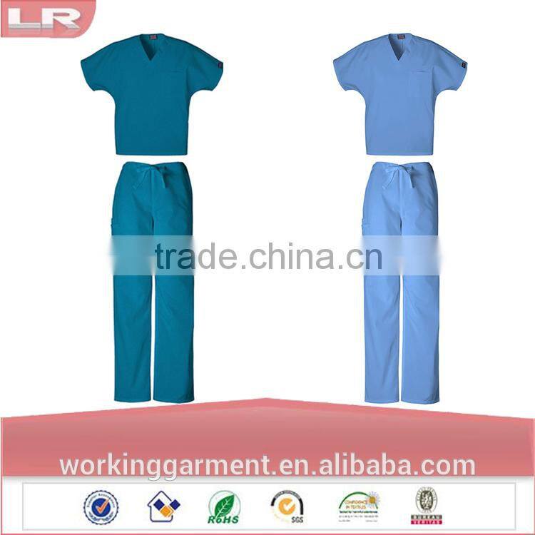 Wholesale OEM Hotsale Fashion Workwear Unisex Durable Scrub Set/Hospital uniform/Nurse Uniform