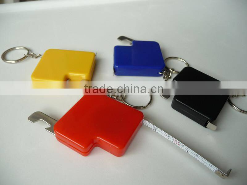 Promotion pocket colorful and cute 1m mini steel tape measure