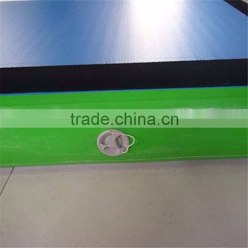 whole sale inflatable blue track mat