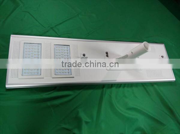 Solar power 110w all in one led street light, battery powered led street light