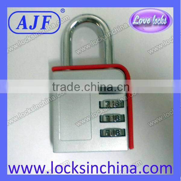 High quality blue travel suitcase padlock