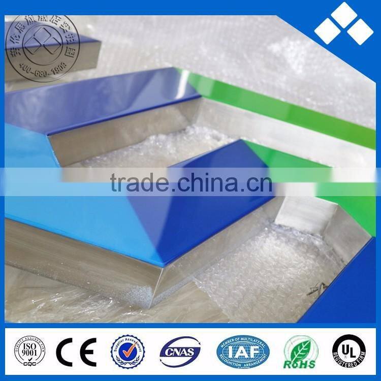 2015 waterproof large hot sales used outdoor illuminated signage acrylic led sign