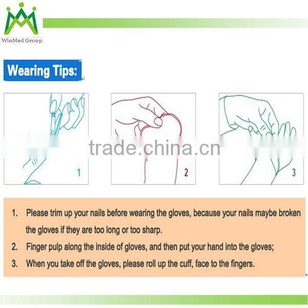 disposable nitrile exam gloves