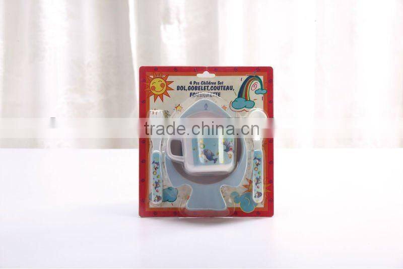 underwater kids melamine tableware new design