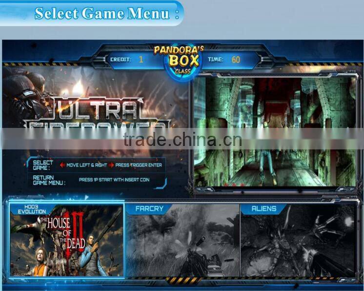 The House of Dead 3 Aliens Farcry 3 in 1 Simulator Gun Shooting Arcade Machine Console