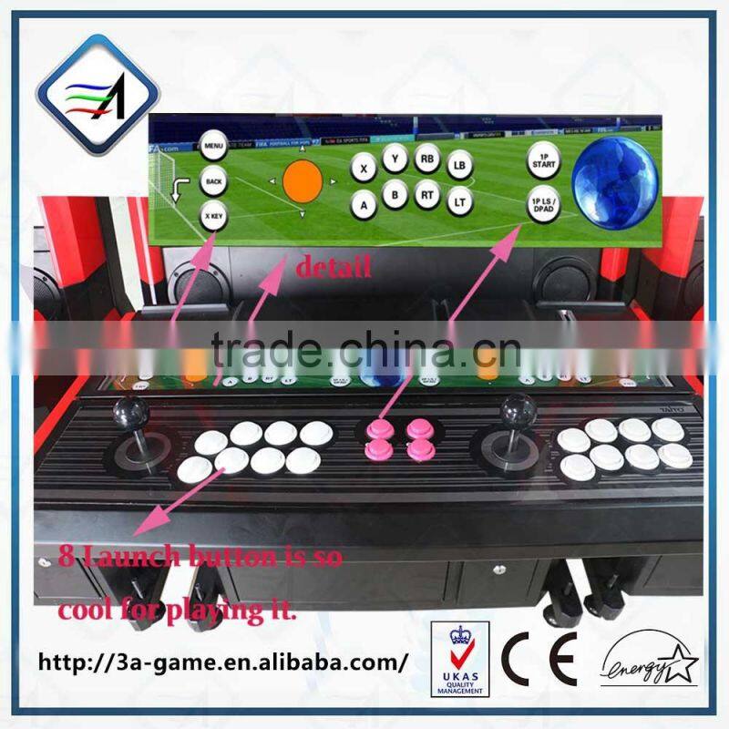 Xbox360 games in joytick coin operated fighting game machine