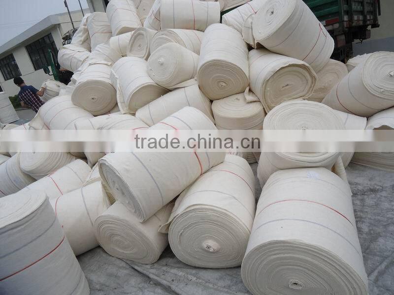 100%recycled cotton floor mop cloth with blue patch and hole in center