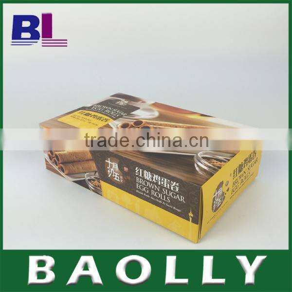 Top quality food grade fast paper food packaging for cookies