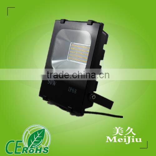 30W SMD5730 130LM/W >3900LM BridgeLux45mil chip120degree PF0.95 CRI80 IP65 AC85-265V pure white 5000k LED Floodlight