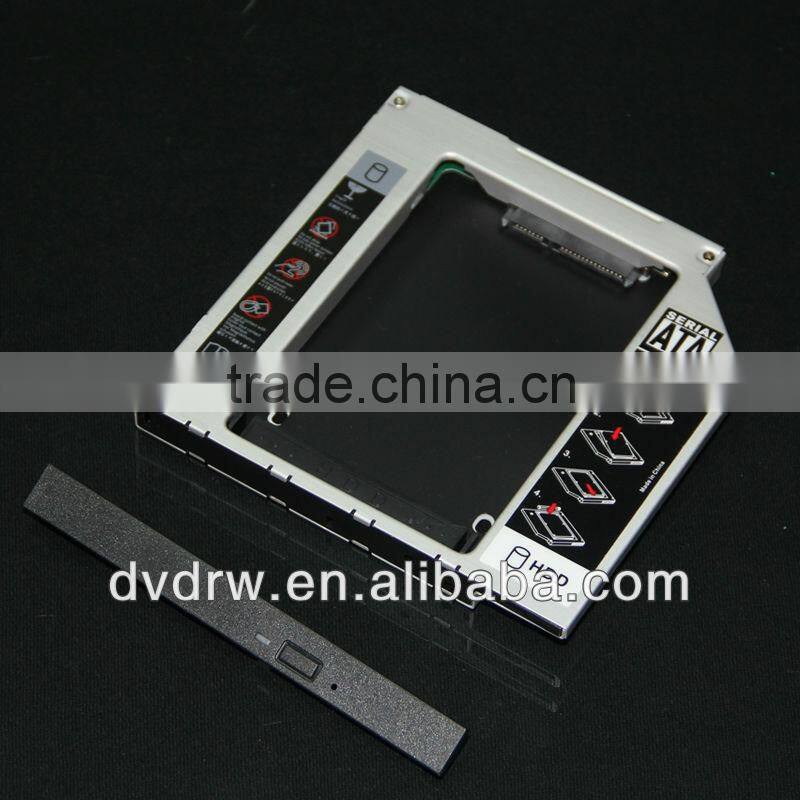 2.5" SATA 2nd Optical Bay Hard Drive Enclosure HDD Caddy for 12.7mm universal CD/DVD-ROM