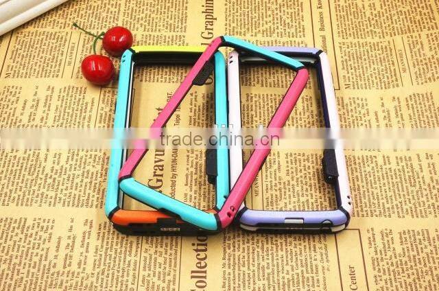 Hot Selling Simple Contrast Colors Bumper Case For Samsung