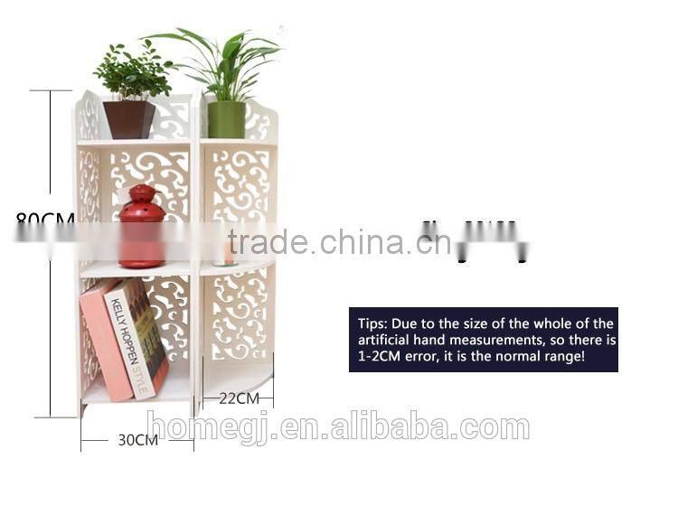 Detachable houseware necessities wooden bathroom corner shelf waterproof soap rack towel rack