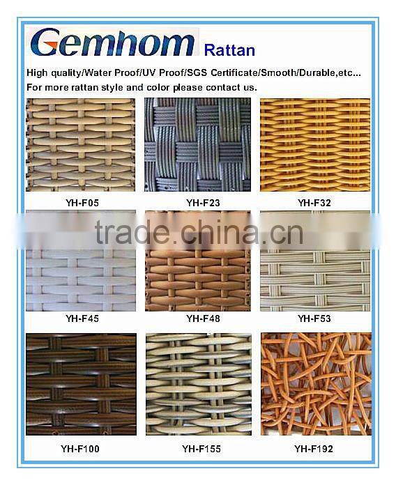 european style rattan leisure pool lounger