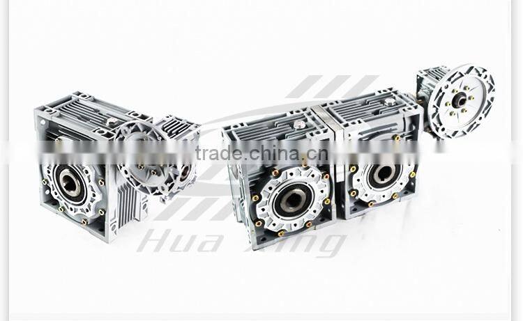 Conbination combo Die Cast Aluminum Alloy NMRV030-050 Worm Speed reducer ,GearboxsWith dc ac Motorgearing arrangement