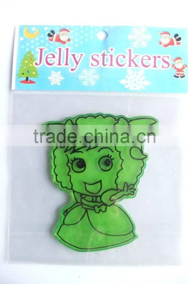 Jelly Gel Stickers, Gel Clings