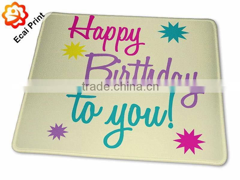 retail fashionable heat transfer digital printing large mouse pad