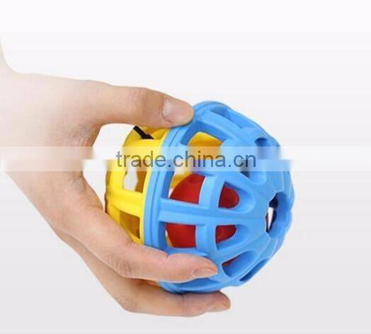 Toddler Rattle Early Learning Toy, Develop Intelligence Silicone Hand Bell Rattle