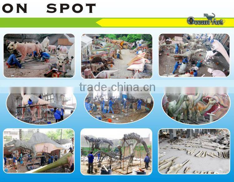 Life size statue t-rex animatronic dinosaur trade assurance