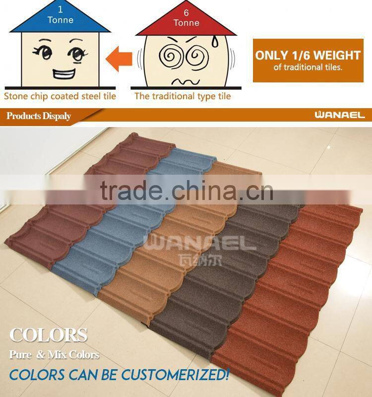 50-years-warranty Bond/Nopad portuguese roof tile