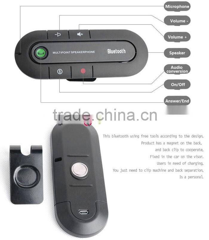TS-MT03 Bluetooth Handsfree Car Kit Black
