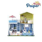 3d paper car models foam puzzle toy car for children