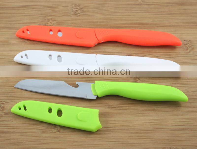 Fish Shape cheap paring knife with sheath